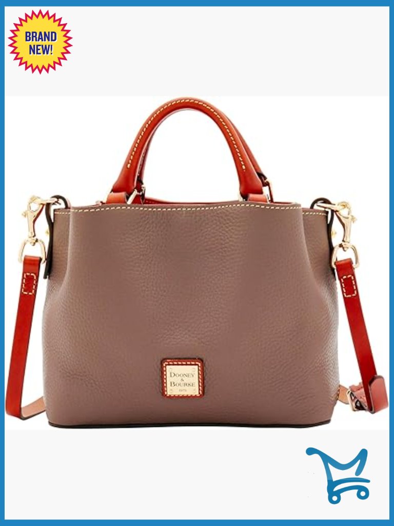 Mini Leather Satchel With Adjustable Strap, Casual Hobo Handbag